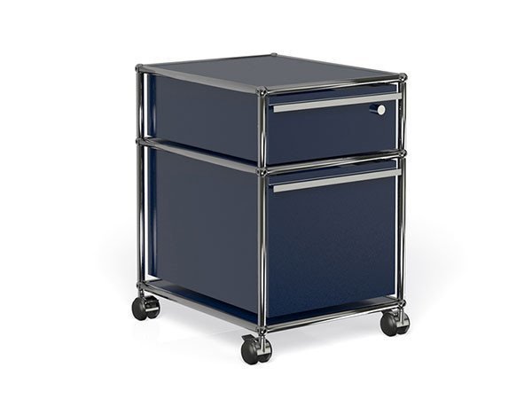 【ユーエスエム/USM / GOODS】のUSM Haller Wagon / USMハラー ワゴン(鍵付き) W / D / H:418 / 523 / 605mm A6サイズドロワー × 1、A4サイズドロワー × 1 インテリア・キッズ・メンズ・レディースファッション・服の通販 founy(ファニー) コレクション Collection, Seasonal Line シンプル Simple, Minimal ステーショナリー Stationery, Office Supplies デスク Desk, Work Desk ニューヨーク New York, NYC Style ホーム・キャンプ・アウトドア・お取り寄せ Home Living / Home & Lifestyle / Camping Gear / Outdoor Camping 家具・インテリア Home Furniture & Interior. Stylish & Functional Living Spaces 収納家具・キャビネット Storage Furniture チェストワゴン・移動式収納 Mobile Wagon スティールブルー(海外取り寄せ)|ID: prp329100000004293 ipo3291000000036858752