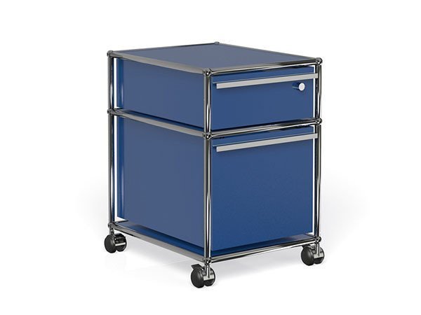 【ユーエスエム/USM / GOODS】のUSM Haller Wagon / USMハラー ワゴン(鍵付き) W / D / H:418 / 523 / 605mm A6サイズドロワー × 1、A4サイズドロワー × 1 インテリア・キッズ・メンズ・レディースファッション・服の通販 founy(ファニー) コレクション Collection, Seasonal Line シンプル Simple, Minimal ステーショナリー Stationery, Office Supplies デスク Desk, Work Desk ニューヨーク New York, NYC Style ホーム・キャンプ・アウトドア・お取り寄せ Home Living / Home & Lifestyle / Camping Gear / Outdoor Camping 家具・インテリア Home Furniture & Interior. Stylish & Functional Living Spaces 収納家具・キャビネット Storage Furniture チェストワゴン・移動式収納 Mobile Wagon ジェンシャンブルー(海外取り寄せ)|ID: prp329100000004293 ipo3291000000036858753