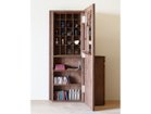 【ヒラシマ/HIRASHIMA / GOODS】のCARAMELLA Storage Mirror 070 / カラメッラ ストレージミラー 070 上段は印象的な格子状の棚、下段は可動棚板付きの収納スペースです。|ID: prp329100000004310 ipo3291000000030218436