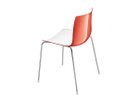 【アルペール/arper / GOODS】のCatifa 46 Armless Chair / カティファ46 アームレスチェア 2色タイプ 4本脚 シートレッド、脚部クロムメッキ|ID:prp329100000004312