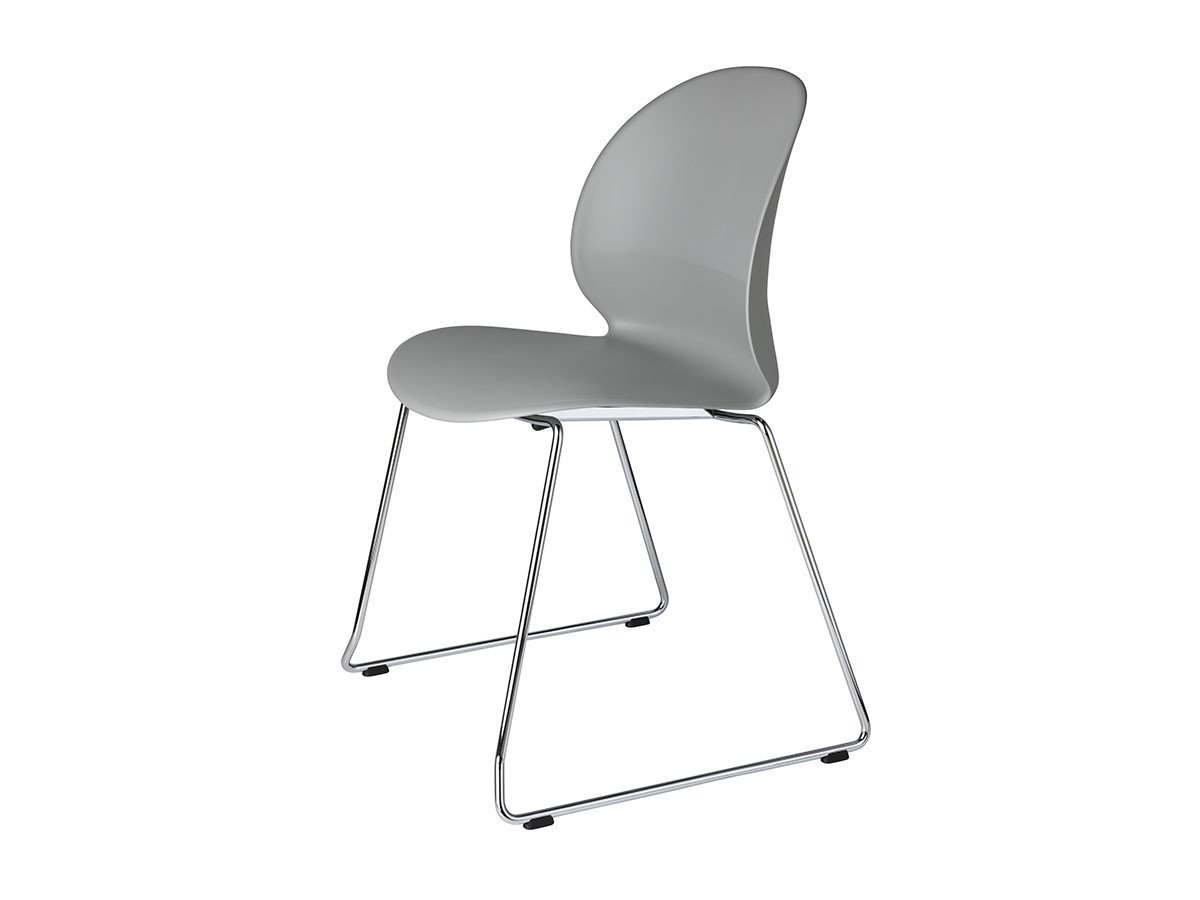 【フリッツ ハンセン/FRITZ HANSEN / GOODS】のN02 RECYCLE / N02 リサイクル チェア スレッド脚 クロームベース N02-20 インテリア・キッズ・メンズ・レディースファッション・服の通販 founy(ファニー) 　送料無料　Free Shipping　テーブル　Table, Dining Table　ワーク　Workwear, Utility Style　ホーム・キャンプ・アウトドア・お取り寄せ　Home Living / Home & Lifestyle / Camping Gear / Outdoor Camping　家具・インテリア　Home Furniture & Interior. Stylish & Functional Living Spaces　チェア・椅子　Seating & Chairs　ダイニングチェア・木製チェア　Dining Chairs　グレー|ID: prp329100000004371 ipo3291000000030242547
