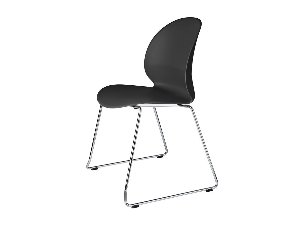 【フリッツ ハンセン/FRITZ HANSEN / GOODS】のN02 RECYCLE / N02 リサイクル チェア スレッド脚 クロームベース N02-20 インテリア・キッズ・メンズ・レディースファッション・服の通販 founy(ファニー) 　送料無料　Free Shipping　テーブル　Table, Dining Table　ワーク　Workwear, Utility Style　ホーム・キャンプ・アウトドア・お取り寄せ　Home Living / Home & Lifestyle / Camping Gear / Outdoor Camping　家具・インテリア　Home Furniture & Interior. Stylish & Functional Living Spaces　チェア・椅子　Seating & Chairs　ダイニングチェア・木製チェア　Dining Chairs　ブラック|ID: prp329100000004371 ipo3291000000030242553