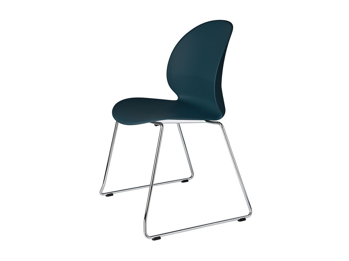 【フリッツ ハンセン/FRITZ HANSEN / GOODS】のN02 RECYCLE / N02 リサイクル チェア スレッド脚 クロームベース N02-20 インテリア・キッズ・メンズ・レディースファッション・服の通販 founy(ファニー) 　送料無料　Free Shipping　テーブル　Table, Dining Table　ワーク　Workwear, Utility Style　ホーム・キャンプ・アウトドア・お取り寄せ　Home Living / Home & Lifestyle / Camping Gear / Outdoor Camping　家具・インテリア　Home Furniture & Interior. Stylish & Functional Living Spaces　チェア・椅子　Seating & Chairs　ダイニングチェア・木製チェア　Dining Chairs　ダークブルー|ID: prp329100000004371 ipo3291000000030242578