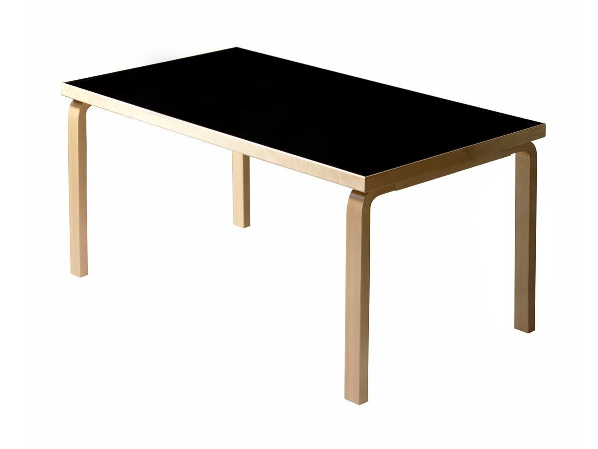 【アルテック/artek / GOODS】のTABLE 82B / 82B テーブル インテリア・キッズ・メンズ・レディースファッション・服の通販 founy(ファニー) 　送料無料　Free Shipping　テーブル　Table, Dining Table　デスク　Desk, Work Desk　ワーク　Workwear, Utility Style　ホーム・キャンプ・アウトドア・お取り寄せ　Home Living / Home & Lifestyle / Camping Gear / Outdoor Camping　家具・インテリア　Home Furniture & Interior. Stylish & Functional Living Spaces　テーブル　Dining, Coffee & Side Tables　ダイニングテーブル・食卓テーブル　Dining Tables　脚部:ナチュラルラッカー / 天板:ブラックリノリウム|ID: prp329100000004378 ipo3291000000036860728