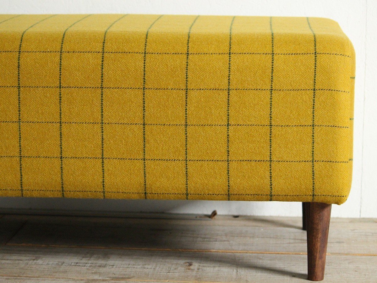 【スウィッチ/SWITCH / GOODS】の90 Bench / 90 ベンチ インテリア・キッズ・メンズ・レディースファッション・服の通販 founy(ファニー) 　送料無料　Free Shipping　ベーシック　Basic, Essential　ホーム・キャンプ・アウトドア・お取り寄せ　Home Living / Home & Lifestyle / Camping Gear / Outdoor Camping　家具・インテリア　Home Furniture & Interior. Stylish & Functional Living Spaces　チェア・椅子　Seating & Chairs　ダイニングベンチ・玄関ベンチ　Bench & Dining Benches　張地:F-42 リボン マスタード(Wシリーズ)、脚部:丸脚()|ID: prp329100000004406 ipo3291000000035043156