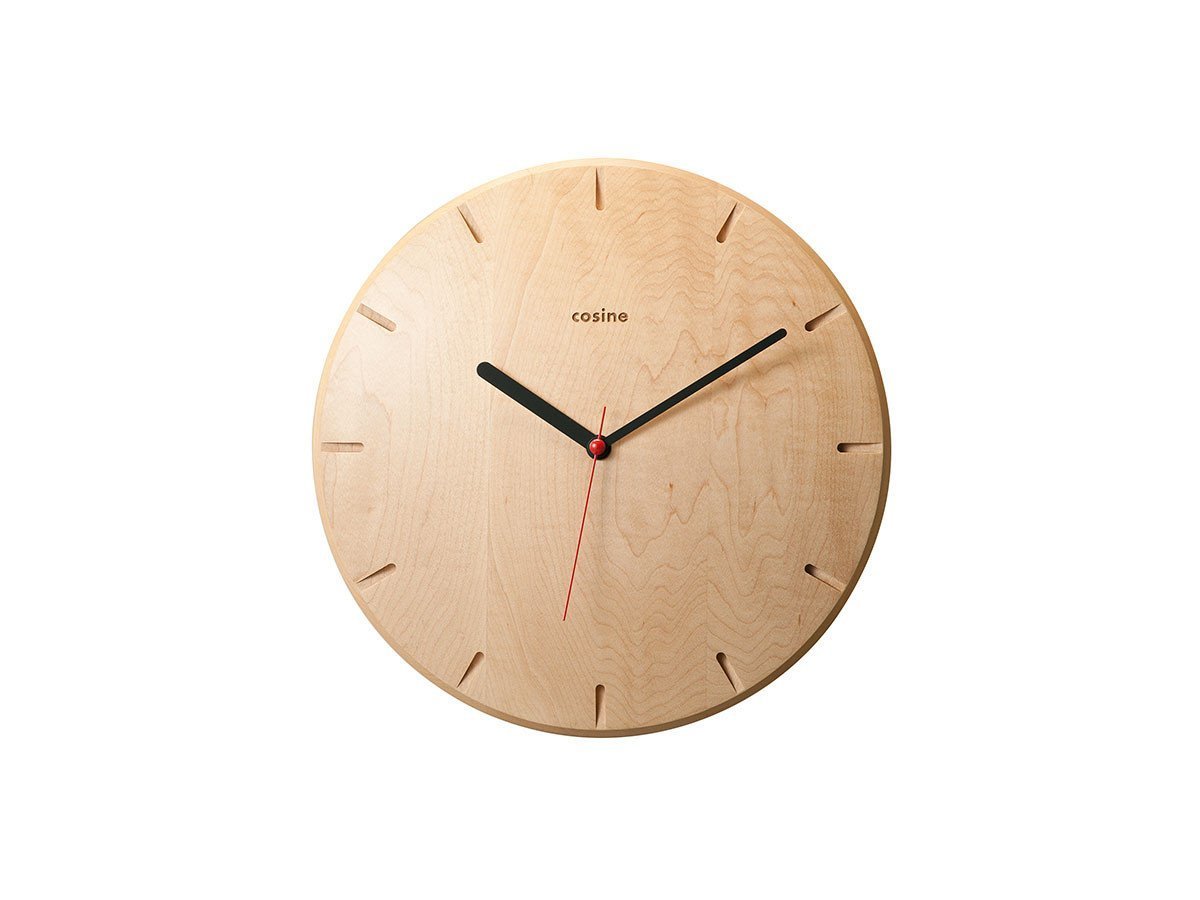 【コサイン/cosine / GOODS】のno.270 WALL CLOCK / no.270時計 インテリア・キッズ・メンズ・レディースファッション・服の通販 founy(ファニー) 　送料無料　Free Shipping　シンプル　Simple, Minimal　スリット　Slit, Slit Detail　フォルム　Silhouette, Form　ベーシック　Basic, Essential　時計　Watch, Wristwatch　ホーム・キャンプ・アウトドア・お取り寄せ　Home Living / Home & Lifestyle / Camping Gear / Outdoor Camping　家具・インテリア　Home Furniture & Interior. Stylish & Functional Living Spaces　その他 インテリア雑貨、家具　Home Decor & Furniture Extras　メープル|ID: prp329100000004468 ipo3291000000030206209