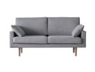 【フライミー ヴェール/FLYMEe vert / GOODS】の2.5P SOFA / 2.5人掛けソファ #34366 張地:グレー、脚部:ウォルナット|ID: prp329100000004488 ipo3291000000030210822