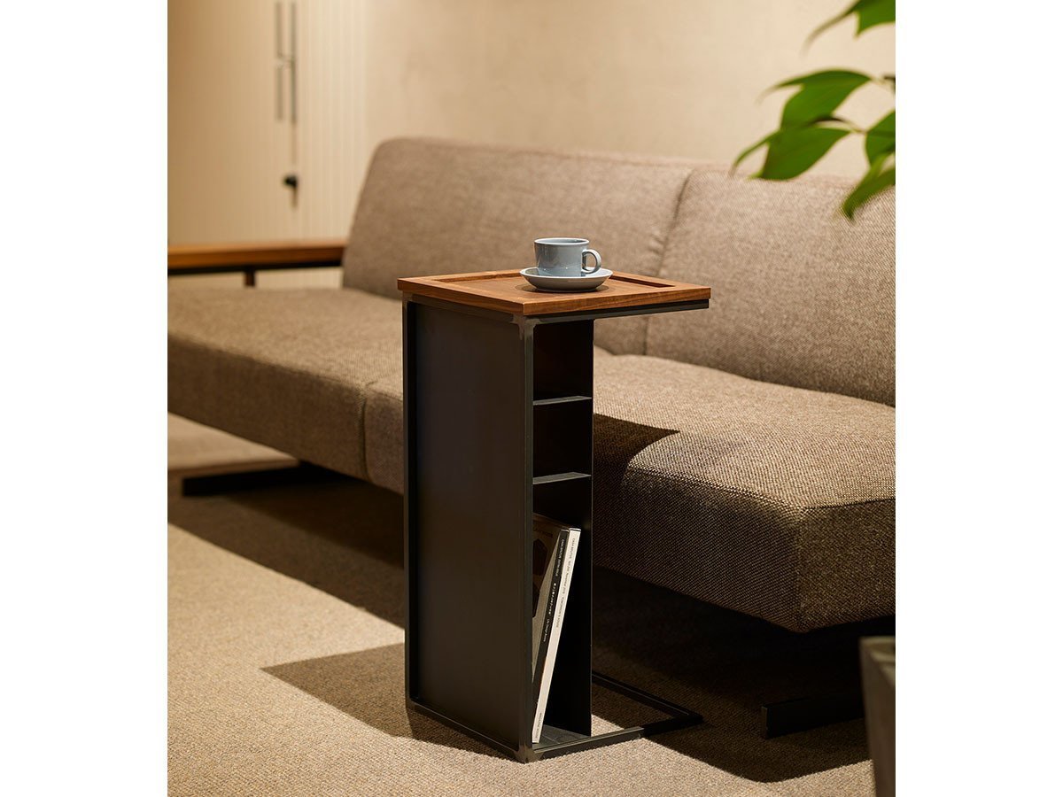 【杉山製作所/Sugiyama Seisakusho / GOODS】のKUROTETSU SHIN SIDE TABLE / クロテツ シン サイドテーブル 人気、トレンドファッション・服の通販 founy(ファニー) 　送料無料　Free Shipping　クール　Cool　スクエア　Square　テーブル　Table　雑誌　Magazine　ホーム・キャンプ・アウトドア・お取り寄せ　Home,Garden,Outdoor,Camping Gear　家具・インテリア　Furniture　テーブル　Table　サイドテーブル・小テーブル　Side Table/Small Table　other-2|ID: prp329100000004517 ipo3291000000031529362