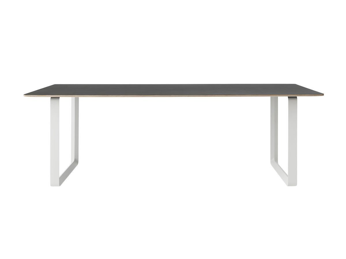 【ムート/MUUTO / GOODS】の70/70 TABLE / 70/70テーブル(幅225cm) インテリア・キッズ・メンズ・レディースファッション・服の通販 founy(ファニー) 　シンプル　Simple　テーブル　Table　フレーム　Flame　モダン　Modern　ホーム・キャンプ・アウトドア・お取り寄せ　Home,Garden,Outdoor,Camping Gear　家具・インテリア　Furniture　テーブル　Table　ダイニングテーブル　Dining Table　カラー(天板 / 脚):ブラック / ホワイト|ID: prp329100000004535 ipo3291000000030183174