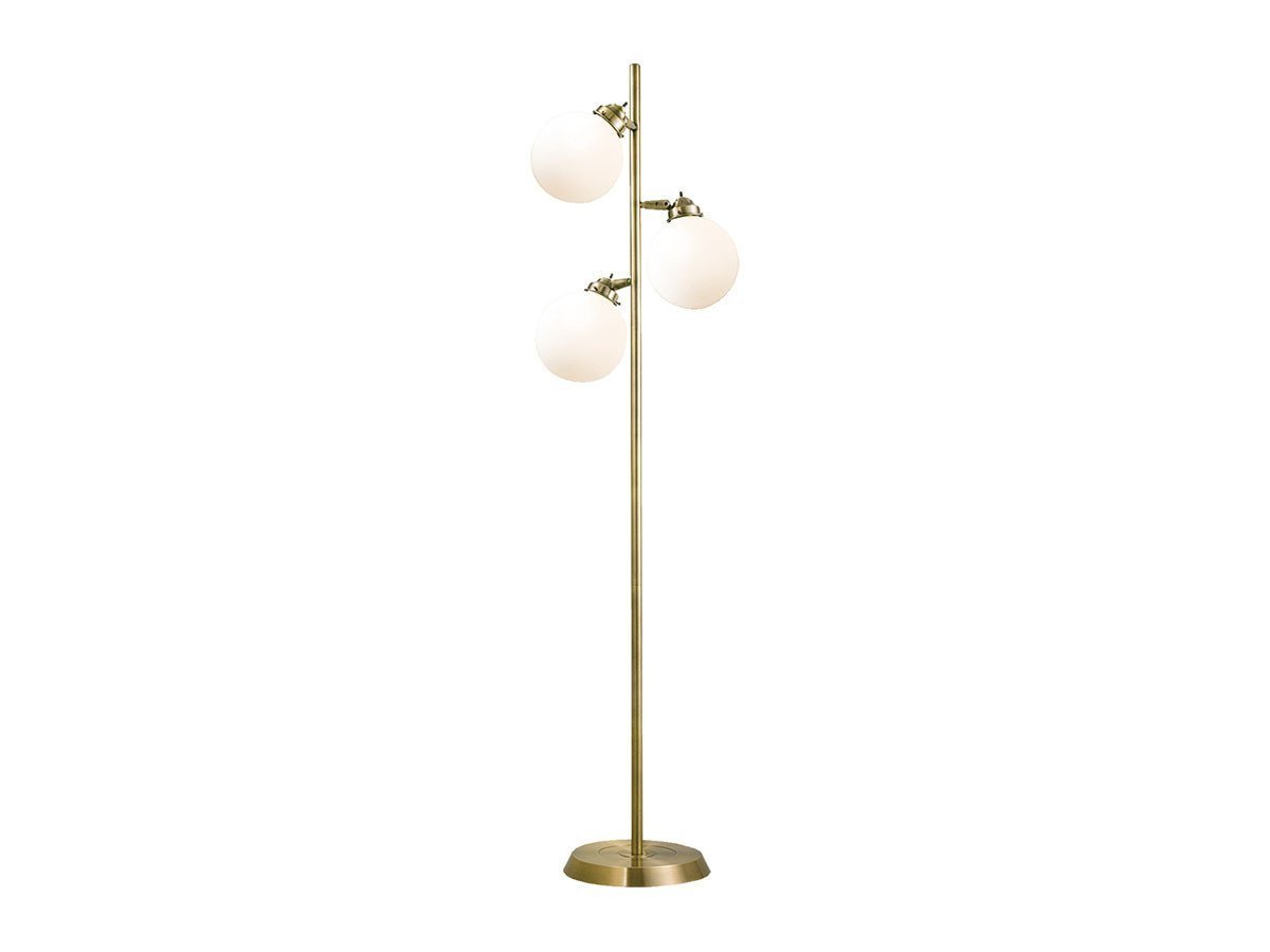 【フライミー ファクトリー/FLYMEe Factory / GOODS】のCUSTOM SERIES Classic Floor Lamp × Tango / カスタムシリーズ クラシックフロアランプ × タンゴ インテリア・キッズ・メンズ・レディースファッション・服の通販 founy(ファニー) 　送料無料　Free Shipping　ガラス　Glass, Glassware　クラシック　Classic, Timeless Style　シンプル　Simple, Minimal　定番　Standard, Basic Item　ホーム・キャンプ・アウトドア・お取り寄せ　Home Living / Home & Lifestyle / Camping Gear / Outdoor Camping　家具・インテリア　Home Furniture & Interior. Stylish & Functional Living Spaces　ライト・照明　Lamps & Lighting Fixtures　フロアランプ・スタンドライト　Floor Lamp / Standing Lamp　器具本体:ゴールド、シェード:ホワイト|ID: prp329100000004616 ipo3291000000033395372