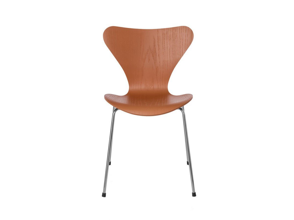 【フリッツ ハンセン/FRITZ HANSEN / GOODS】のSERIES 7 / セブンチェア 3107 インテリア・キッズ・メンズ・レディースファッション・服の通販 founy(ファウニー) 　ウッド　Wooden Design　クラシック　Classic, Timeless Style　シェイプ　Shape, Slim Fit　シルク　Silk, 100% Silk　フォルム　Silhouette, Form　送料無料　Free Shipping　おすすめ　Recommended / Our Picks　ホーム・キャンプ・アウトドア・お取り寄せ　Home Living / Home & Lifestyle / Camping Gear / Outdoor Camping　家具・インテリア　Home Furniture & Interior. Stylish & Functional Living Spaces　チェア・椅子　Seating & Chairs　ダイニングチェア・木製チェア　Dining Chairs　シェル:カラードアッシュ / シュバリエオレンジ 525|ID: prp329100000004638 ipo3291000000037063404