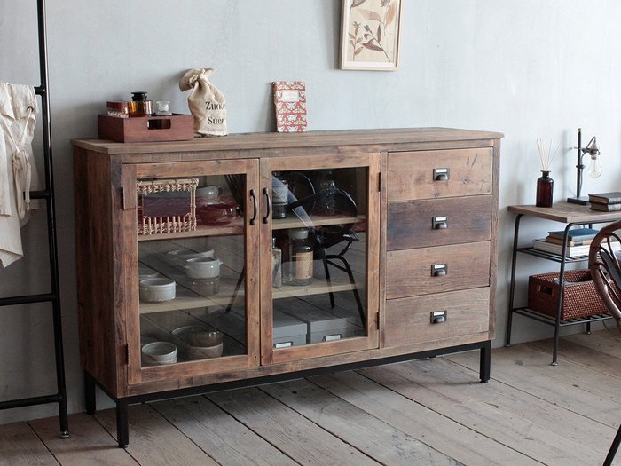 【ノットアンティークス/knot antiques / CRASH GATE / GOODS】のBABEL SIDE CABINET / バベル サイドキャビネット 高さ94cm(ガラス戸) インテリア・キッズ・メンズ・レディースファッション・服の通販 founy(ファニー) https://founy.com/ ガラス Glass シンプル Simple ヴィンテージ Vintage ホーム・キャンプ・アウトドア・お取り寄せ Home,Garden,Outdoor,Camping Gear 家具・インテリア Home Furniture & Interior. Stylish & Functional Living Spaces 収納家具・キャビネット Storage Furniture キャビネット Cabinet ホーム・キャンプ・アウトドア・お取り寄せ Home,Garden,Outdoor,Camping Gear 家具・インテリア Home Furniture & Interior. Stylish & Functional Living Spaces 収納家具・キャビネット Storage Furniture サイドボード Sideboard |ID: prp329100000004674 ipo3291000000030194673