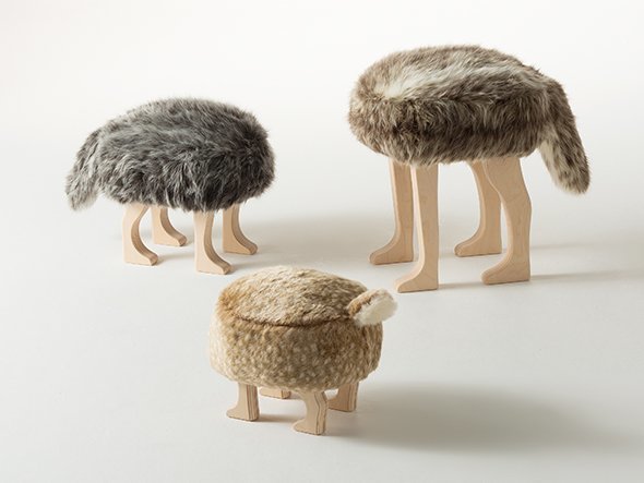 【フライミーズー/FLYMEe ZOO / GOODS】のANIMAL STOOL / アニマルスツール Sサイズ インテリア・キッズ・メンズ・レディースファッション・服の通販 founy(ファニー) 　送料無料　Free Shipping　ホーム・キャンプ・アウトドア・お取り寄せ　Home Living / Home & Lifestyle / Camping Gear / Outdoor Camping　家具・インテリア　Home Furniture & Interior. Stylish & Functional Living Spaces　チェア・椅子　Seating & Chairs　スツール・バースツール　Stools & Bar Stools　左奥:本商品、手前:サイズ違いの「SSサイズ(バンビ)」、右奥:サイズ違いの「Lサイズ(コヨーテブラ|ID: prp329100000004707 ipo3291000000036837103