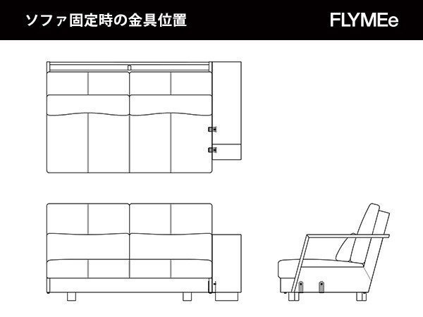 【ヒラシマ/HIRASHIMA / GOODS】のLIBERIA PLUS Side Table 025 / リベリアプラス サイドテーブル 025 インテリア・キッズ・メンズ・レディースファッション・服の通販 founy(ファニー) 　テーブル　Table　フレーム　Flame　ミドル　Middle　ホーム・キャンプ・アウトドア・お取り寄せ　Home,Garden,Outdoor,Camping Gear　家具・インテリア　Furniture　テーブル　Table　サイドテーブル・小テーブル　Side Table/Small Table　同シリーズのソファと固定するための金具が付属します。|ID: prp329100000004715 ipo3291000000030217217
