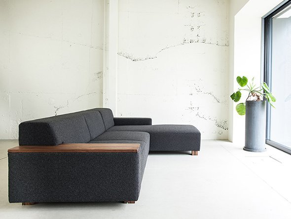 【フランネルソファ/FLANNEL SOFA / GOODS】のBRICK COUCH SOFA / ブリック 右カウチソファ インテリア・キッズ・メンズ・レディースファッション・服の通販 founy(ファニー) 　オイル　Oil　スタイリッシュ　Stylish　スプリング　Spring　フォルム　Form　ホーム・キャンプ・アウトドア・お取り寄せ　Home,Garden,Outdoor,Camping Gear　家具・インテリア　Furniture　ソファー　Sofa　カウチソファ　Couch Sofa　|ID: prp329100000004756 ipo3291000000030212826