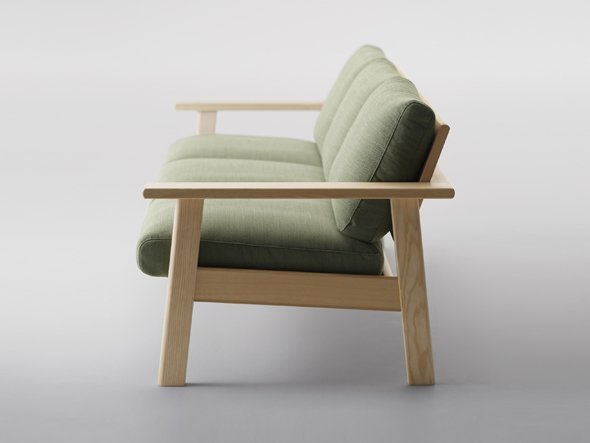 【ブルーノ/Bruno / GOODS】のTwo Seater Sofa / ツーシーターソファ インテリア・キッズ・メンズ・レディースファッション・服の通販 founy(ファウニー) 　クッション　Cushion, Throw Pillow　ファブリック　Fabric, Textile　フォルム　Silhouette, Form　フォーム　Form　フレーム　Frame, Outline　ホーム・キャンプ・アウトドア・お取り寄せ　Home Living / Home & Lifestyle / Camping Gear / Outdoor Camping　家具・インテリア　Home Furniture & Interior. Stylish & Functional Living Spaces　ソファー　Couches & Sofas　フレーム:アッシュ C-0(ナチュラルクリア)|ID: prp329100000004762 ipo3291000000036997179