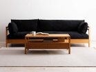【広松木工/Hiromatsu Furniture / GOODS】のRIPOSO / リポーゾ ソファ 217 張地:ブラック / BK(ピエトラ)、フレーム:オーク|ID: prp329100000004787 ipo3291000000030200594