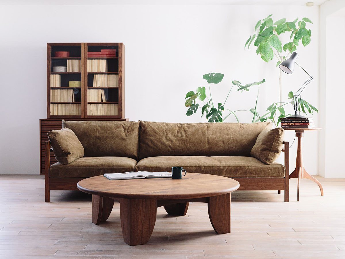 【広松木工/Hiromatsu Furniture / GOODS】のRIPOSO / リポーゾ ソファ 217 インテリア・キッズ・メンズ・レディースファッション・服の通販 founy(ファニー) 　ヴィンテージ　Vintage Style　クッション　Cushion, Throw Pillow　ファブリック　Fabric, Textile　フレーム　Frame, Outline　ルーズ　Loose, Oversized　ホーム・キャンプ・アウトドア・お取り寄せ　Home Living / Home & Lifestyle / Camping Gear / Outdoor Camping　家具・インテリア　Home Furniture & Interior. Stylish & Functional Living Spaces　その他 インテリア雑貨、家具　Home Decor & Furniture Extras　張地:ブラウン / (ピエトラ)、フレーム:ウォールナット|ID: prp329100000004787 ipo3291000000036853819