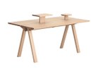 【アリアケ/ARIAKE / GOODS】のSagyo Table / サギョウテーブル ホワイトオーク、サイズ:幅160cm、オプション:サークルトレイ1点|ID: prp329100000004827 ipo3291000000037013255