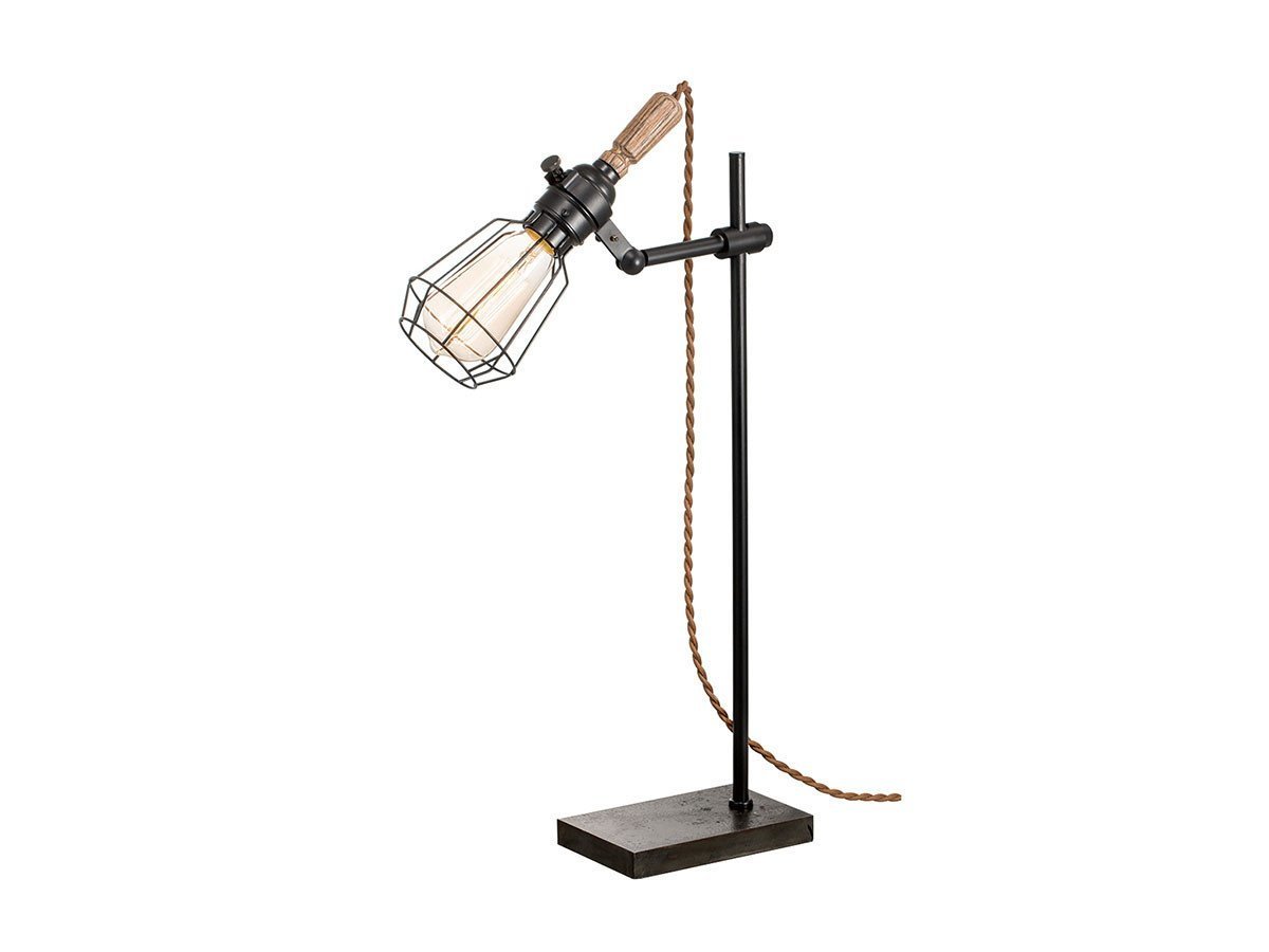 【フライミー ファクトリー/FLYMEe Factory / GOODS】のDesk Light / デスクライト #19685 インテリア・キッズ・メンズ・レディースファッション・服の通販 founy(ファニー) 　送料無料　Free Shipping　アンティーク　Antique-Inspired　ツイスト　Tweed, Tweed Fabric　デスク　Desk, Work Desk　ハンド　Hand, Handmade　モチーフ　Motif, Design Theme　ホーム・キャンプ・アウトドア・お取り寄せ　Home Living / Home & Lifestyle / Camping Gear / Outdoor Camping　家具・インテリア　Home Furniture & Interior. Stylish & Functional Living Spaces　ライト・照明　Lamps & Lighting Fixtures　デスクライト・卓上照明　Desk Lamp / Table Lamp / Study Light　ブラック|ID: prp329100000004848 ipo3291000000030180230
