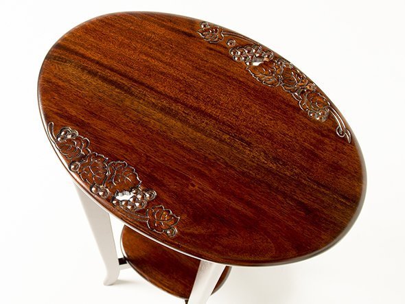 【オールドメゾン/old maison / GOODS】のFlower Table W40 / フラワーテーブル 幅40cm No.GP600 人気、トレンドファッション・服の通販 founy(ファニー) 　送料無料　Free Shipping　スマート　Smart　テーブル　Table　フォルム　Form　フラワー　Flower　ホーム・キャンプ・アウトドア・お取り寄せ　Home,Garden,Outdoor,Camping Gear　家具・インテリア　Furniture　テーブル　Table　コンソール・カウンターテーブル　Console/Counter Table　other-5|ID: prp329100000004888 ipo3291000000031531643