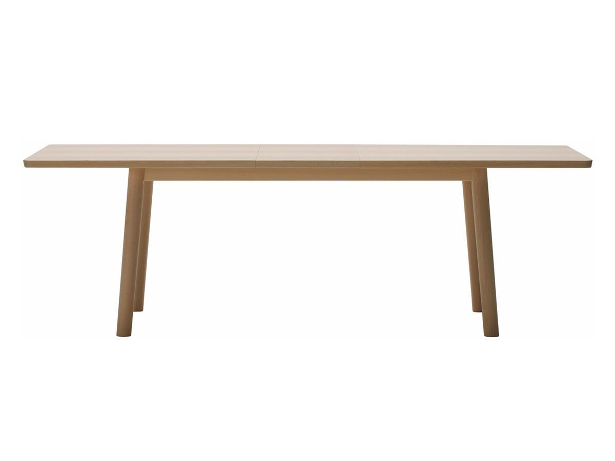 【ヒロシマ/HIROSHIMA / GOODS】のExtension Dining Table / 伸長式ダイニングテーブル(ビーチ) インテリア・キッズ・メンズ・レディースファッション・服の通販 founy(ファニー) 　シンプル　Simple　テーブル　Table　ビーチ　Beach　フォルム　Form　ホーム・キャンプ・アウトドア・お取り寄せ　Home,Garden,Outdoor,Camping Gear　家具・インテリア　Home Furniture & Interior. Stylish & Functional Living Spaces　テーブル　Table　ダイニングテーブル　Dining Table　伸長時|ID: prp329100000004897 ipo3291000000032365008