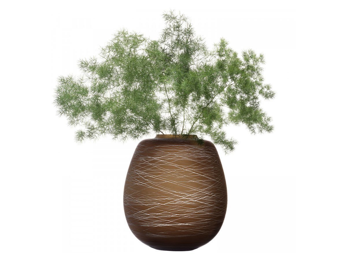 【エルエスエー インターナショナル/LSA international / GOODS】のBOULDER VASE / ブルダーベース 高さ26cm インテリア・キッズ・メンズ・レディースファッション・服の通販 founy(ファニー) 　送料無料　Free Shipping　ガラス　Glass　フラワー　Flower　無地　Plain Color　ホーム・キャンプ・アウトドア・お取り寄せ　Home,Garden,Outdoor,Camping Gear　家具・インテリア　Furniture　その他 インテリア雑貨、家具　Furniture, Interior, Others　ブラウン|ID: prp329100000004905 ipo3291000000007895794