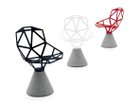 【マジス/MAGIS / GOODS】のCHAIR ONE / チェア ワン コンクリートベース × 座面回転式 座面(左から)ブラック、ホワイト、レッド|ID: prp329100000004924 ipo3291000000030256579