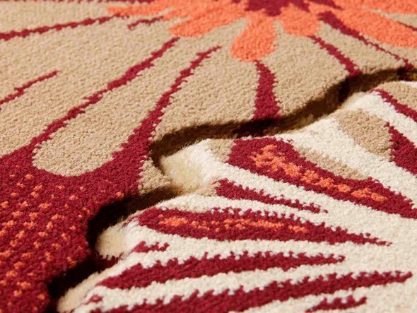 【フライミーパーラー/FLYMEe Parlor / GOODS】のRUG / ラグ e20012 インテリア・キッズ・メンズ・レディースファッション・服の通販 founy(ファニー) 　送料無料　Free Shipping　チェック　Check, Plaid, Tartan　ブロック　Block, Solid Block Pattern　ホーム・キャンプ・アウトドア・お取り寄せ　Home Living / Home & Lifestyle / Camping Gear / Outdoor Camping　家具・インテリア　Home Furniture & Interior. Stylish & Functional Living Spaces　その他 インテリア雑貨、家具　Home Decor & Furniture Extras　参考イメージ ハンドカービング加工が施されており、立体感のあるデザインが特長です。|ID: prp329100000004930 ipo3291000000030220370