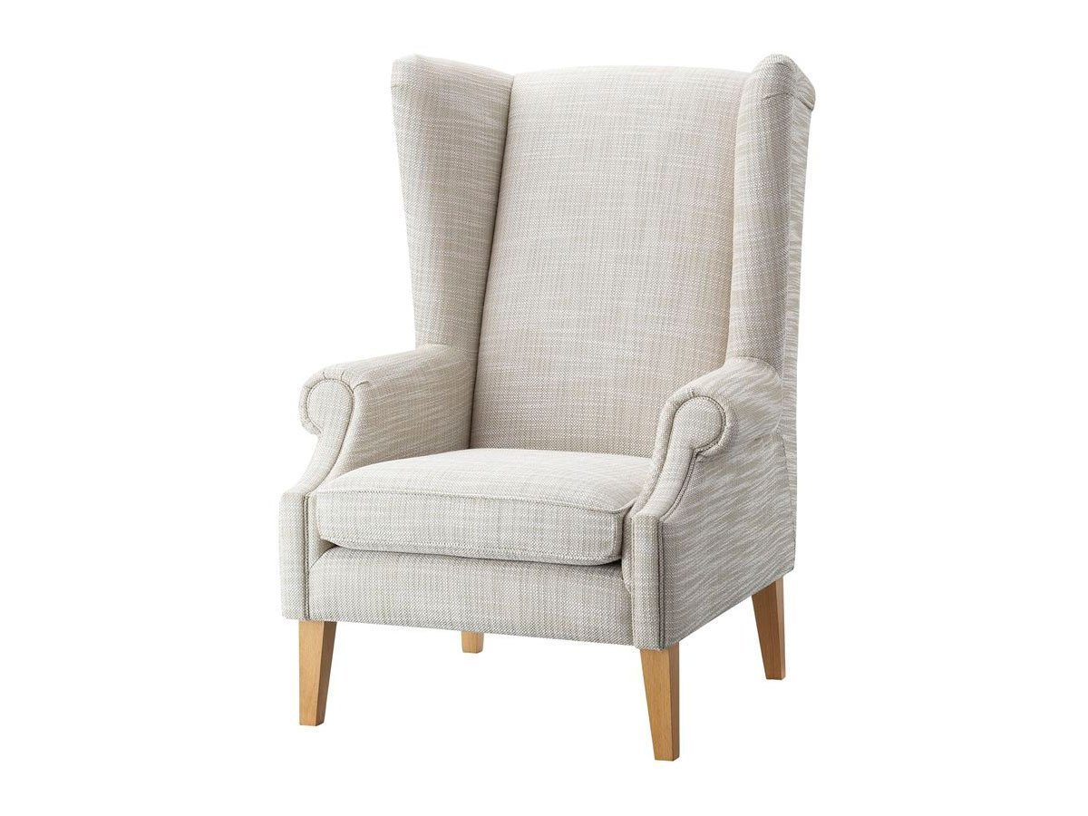 【フライミー ブラン/FLYMEe Blanc / GOODS】のLOUNGE CHAIR / ウイングバックチェア n5929 インテリア・キッズ・メンズ・レディースファッション・服の通販 founy(ファニー) 　クラシカル　Classical, Vintage-Inspired　シンプル　Simple, Minimal　スマート　Smart, Elegant　フォルム　Silhouette, Form　モダン　Modern, Contemporary　エレガント 上品　Elegant　ホーム・キャンプ・アウトドア・お取り寄せ　Home Living / Home & Lifestyle / Camping Gear / Outdoor Camping　家具・インテリア　Home Furniture & Interior. Stylish & Functional Living Spaces　チェア・椅子　Seating & Chairs　ラウンジチェア・リクライナー　Lounge Chairs / Recliners　張地:脚部ナチュラル|ID: prp329100000004943 ipo3291000000034971692