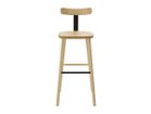 【ティーアンドオー/T&O / GOODS】のT3 Bar Stool High / T3バースツール ハイ ウッド:メープル C-0(ウレタン塗装 / ナチュラルクリア)、スチール:ブラック|ID: prp329100000004986 ipo3291000000035340922