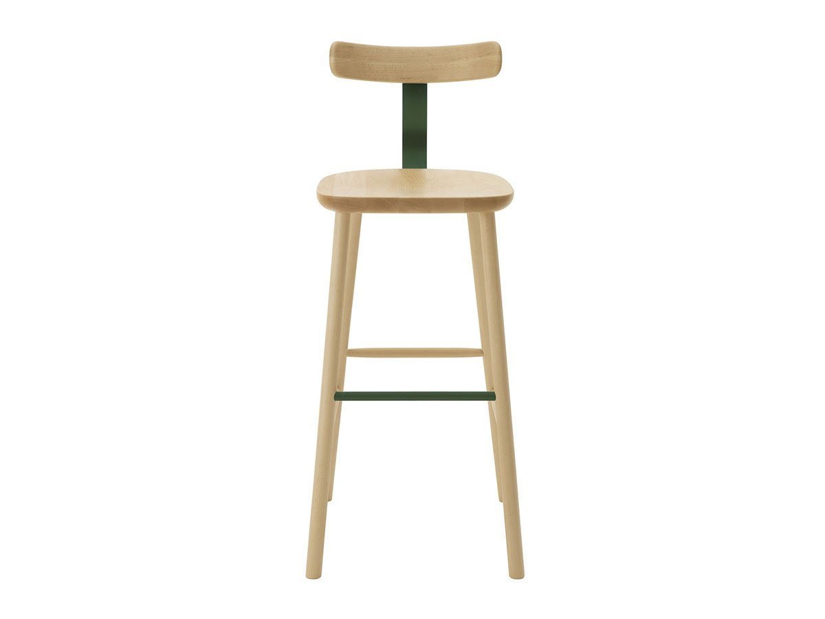 【ティーアンドオー/T&O / GOODS】のT3 Bar Stool High / T3バースツール ハイ インテリア・キッズ・メンズ・レディースファッション・服の通販 founy(ファニー) 　送料無料　Free Shipping　ホーム・キャンプ・アウトドア・お取り寄せ　Home Living / Home & Lifestyle / Camping Gear / Outdoor Camping　家具・インテリア　Home Furniture & Interior. Stylish & Functional Living Spaces　チェア・椅子　Seating & Chairs　スツール・バースツール　Stools & Bar Stools　ホーム・キャンプ・アウトドア・お取り寄せ　Home Living / Home & Lifestyle / Camping Gear / Outdoor Camping　家具・インテリア　Home Furniture & Interior. Stylish & Functional Living Spaces　チェア・椅子　Seating & Chairs　カウンターチェア・ハイチェア　Bar Stools / High Stools　ウッド:メープル C-0(ウレタン塗装 / ナチュラルクリア)、スチール:グリーン|ID: prp329100000004986 ipo3291000000035340924
