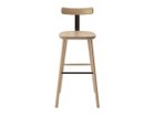 【ティーアンドオー/T&O / GOODS】のT3 Bar Stool High / T3バースツール ハイ ウッド:オーク NL-0(ウレタン塗装 / ナチュラルホワイト)、スチール:ブラック|ID: prp329100000004986 ipo3291000000035340927