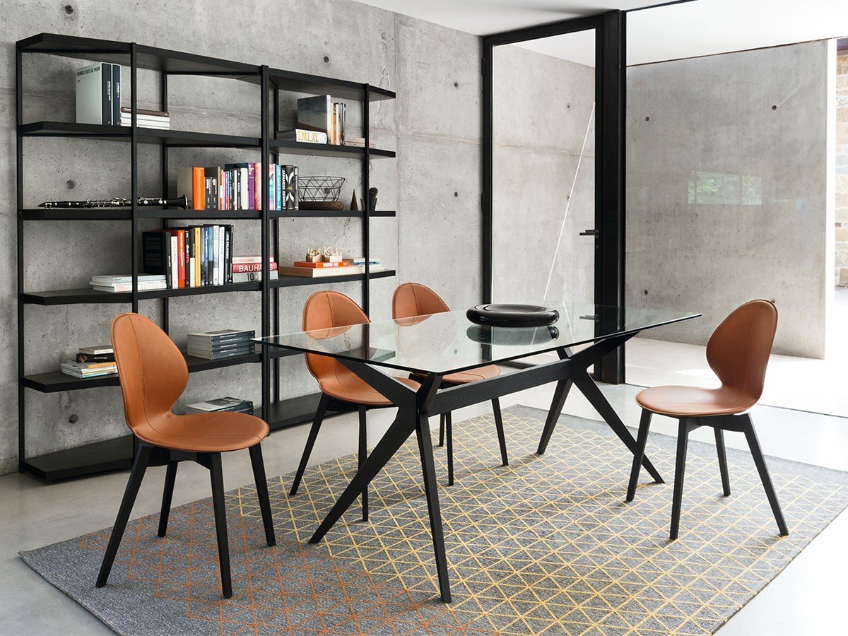 【カリガリス/Calligaris / GOODS】のBASIL / バジル 樹脂シート CS/1348 インテリア・キッズ・メンズ・レディースファッション・服の通販 founy(ファニー) 　送料無料　Free Shipping　メタル　Metal, Metal Parts　モチーフ　Motif, Design Theme　ホーム・キャンプ・アウトドア・お取り寄せ　Home Living / Home & Lifestyle / Camping Gear / Outdoor Camping　家具・インテリア　Home Furniture & Interior. Stylish & Functional Living Spaces　チェア・椅子　Seating & Chairs　ダイニングチェア・木製チェア　Dining Chairs　脚部カラー「P15L マットブラック」参考イメージ|ID: prp329100000005020 ipo3291000000034876653