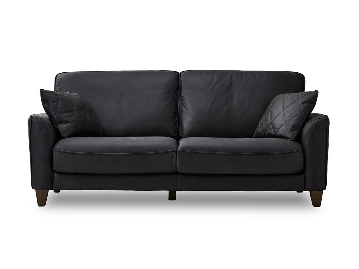 【リラックス フォーム/RELAX FORM / GOODS】のCOLUMBUS SOFA / コロンバス 3人掛けソファ スモール インテリア・キッズ・メンズ・レディースファッション・服の通販 founy(ファニー) 　キルティング　Quilted, Quilting　クッション　Cushion, Throw Pillow　コンパクト　Compact, Small Size　定番　Standard, Basic Item　フェザー　Feather, Feather Detail　ホーム・キャンプ・アウトドア・お取り寄せ　Home Living / Home & Lifestyle / Camping Gear / Outdoor Camping　家具・インテリア　Home Furniture & Interior. Stylish & Functional Living Spaces　ソファー　Couches & Sofas　張地:LT03 ブラック|ID: prp329100000005023 ipo3291000000030198577
