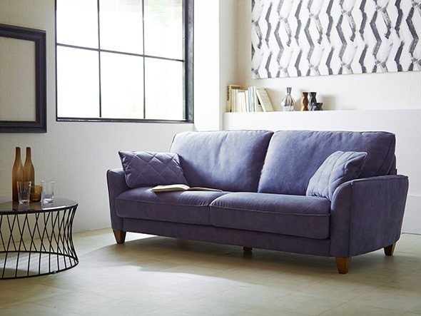 【リラックス フォーム/RELAX FORM / GOODS】のCOLUMBUS SOFA / コロンバス 3人掛けソファ スモール インテリア・キッズ・メンズ・レディースファッション・服の通販 founy(ファニー) 　キルティング　Quilted, Quilting　クッション　Cushion, Throw Pillow　コンパクト　Compact, Small Size　定番　Standard, Basic Item　フェザー　Feather, Feather Detail　ホーム・キャンプ・アウトドア・お取り寄せ　Home Living / Home & Lifestyle / Camping Gear / Outdoor Camping　家具・インテリア　Home Furniture & Interior. Stylish & Functional Living Spaces　ソファー　Couches & Sofas　張地:バイオレットブルー|ID: prp329100000005023 ipo3291000000030198650