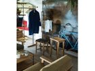 【スウィッチ/SWITCH / GOODS】のPut Low Stool With Cushion / プット ロースツール(クッション付) 左:本商品、右:同シリーズの「ハイチェア(板座タイプ)」|ID: prp329100000005024 ipo3291000000030220032