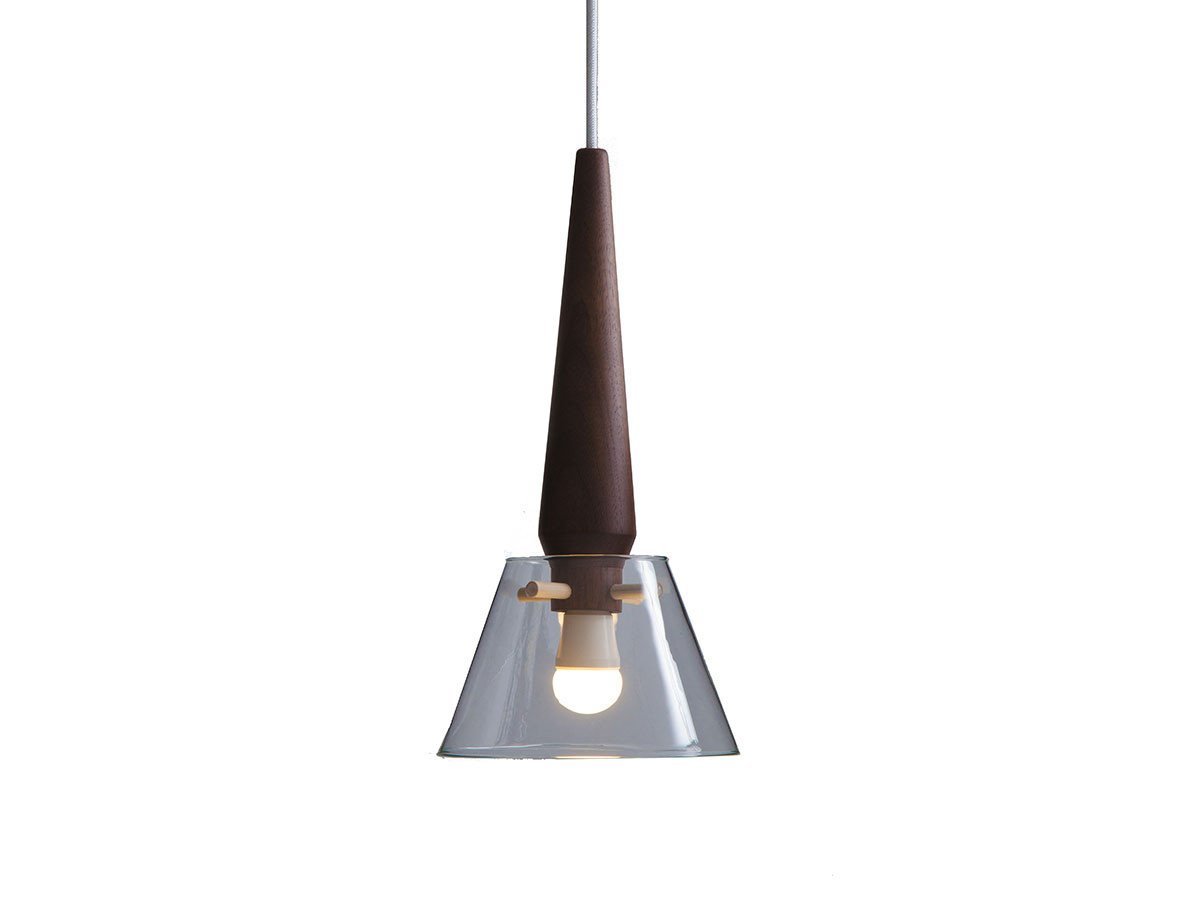 【フライミー ジャパン スタイル/FLYMEe Japan-Style / GOODS】のPendant Light / ペンダントライト #106745 インテリア・キッズ・メンズ・レディースファッション・服の通販 founy(ファウニー) 　送料無料　Free Shipping　おすすめ　Recommended / Our Picks　ウッド　Wooden Design　ガラス　Glass, Glassware　モダン　Modern, Contemporary　ホーム・キャンプ・アウトドア・お取り寄せ　Home Living / Home & Lifestyle / Camping Gear / Outdoor Camping　家具・インテリア　Home Furniture & Interior. Stylish & Functional Living Spaces　ライト・照明　Lamps & Lighting Fixtures　ペンダントライト・吊り下げ照明　Pendant Light / Hanging Light Fixture　本体:ウォルナット、シェード:透明ガラス|ID: prp329100000005046 ipo3291000000037060486
