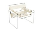 【ノル/Knoll / GOODS】のBreuer Collection Wassily Chair / ブロイヤーコレクション ワシリー チェア 大人の最旬トレンドファッション＆コーディネート founy(ファウニー) シンプル Simple, Minimal フォルム Silhouette, Form フレーム Frame, Outline ホーム・キャンプ・アウトドア・お取り寄せ Home Living / Home & Lifestyle / Camping Gear / Outdoor Camping 家具・インテリア Home Furniture & Interior. Stylish & Functional Living Spaces チェア・椅子 Seating & Chairs ラウンジチェア・リクライナー Lounge Chairs / Recliners thumbnail 張地:White BL798(Belting Leather / ベルティングレザー)|ID: prp329100000005097 ipo3291000000036974673