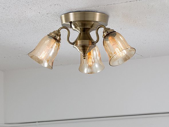 【フライミー ファクトリー/FLYMEe Factory / GOODS】のCUSTOM SERIES 3 Ceiling Lamp × Trans Mini / カスタムシリーズ 3灯シーリングランプ × トランス(ミニ) 人気、トレンドファッション・服の通販 founy(ファニー) 　送料無料　Free Shipping　アンティーク　Antique　ガラス　Glass　シンプル　Simple　フォルム　Form　台形　Trapezoid　ホーム・キャンプ・アウトドア・お取り寄せ　Home,Garden,Outdoor,Camping Gear　家具・インテリア　Furniture　ライト・照明　Lighting & Light Fixtures　シーリングライト　Ceiling Light　other-5|ID: prp329100000005110 ipo3291000000031540942
