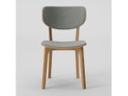 【ラウンディッシュ/Roundish / GOODS】のChair / チェア 張座(オーク) 張地:SAGA #4169 グレー(ファブリック M-02)、フレームホワイトオーク NL-0(ウレ|ID: prp329100000005219 ipo3291000000035267195