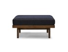 【マスターウォール/MASTERWAL / GOODS】のPORO OTTOMAN / ポロ オットマン 張地:ボナルダ NER18 ネイビー(ファブリック2 )、ウッド:ウォールナット、幅:80cm|ID: prp329100000005251 ipo3291000000030180180