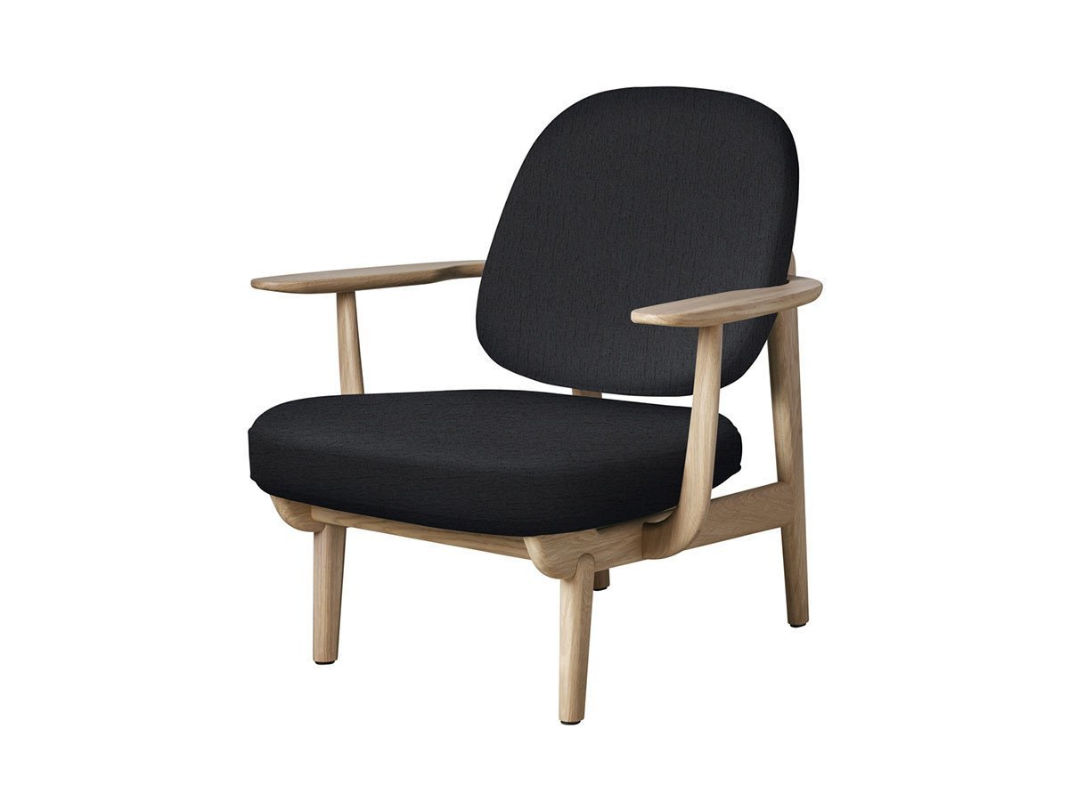 【フリッツ ハンセン/FRITZ HANSEN / GOODS】のFRED / フレッド ラウンジチェア JH97 インテリア・キッズ・メンズ・レディースファッション・服の通販 founy(ファニー) 　ウッド　Wooden Design　エレガント 上品　Elegant　オイル　Body Oil　ファブリック　Fabric, Textile　フォルム　Silhouette, Form　フラット　Flat, Flat Shoes　フレーム　Frame, Outline　ホーム・キャンプ・アウトドア・お取り寄せ　Home Living / Home & Lifestyle / Camping Gear / Outdoor Camping　家具・インテリア　Home Furniture & Interior. Stylish & Functional Living Spaces　チェア・椅子　Seating & Chairs　ラウンジチェア・リクライナー　Lounge Chairs / Recliners　張地:1174 ダークグレー(クリスチャンハウン)、フレーム:オーク(クリアラッカー仕上)|ID: prp329100000005253 ipo3291000000033217871