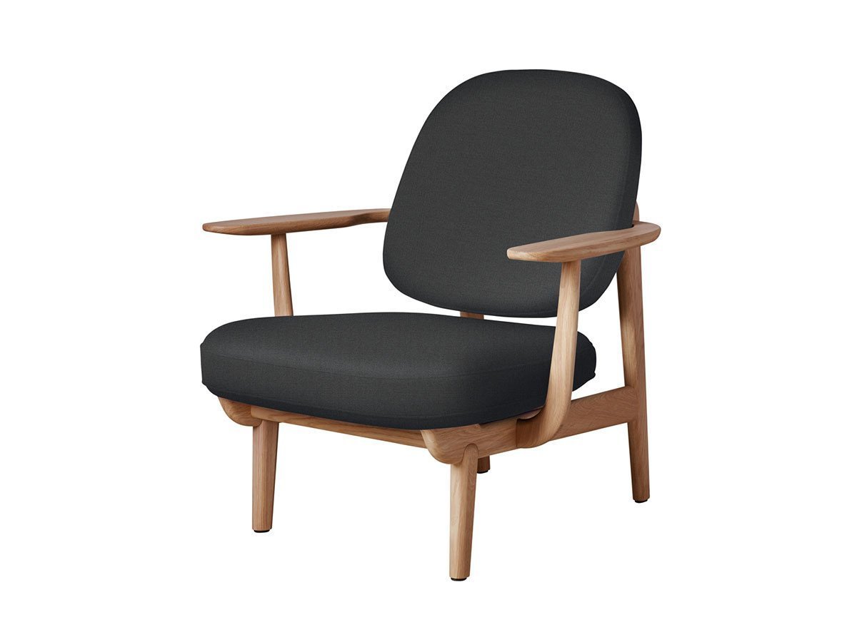 【フリッツ ハンセン/FRITZ HANSEN / GOODS】のFRED / フレッド ラウンジチェア JH97 インテリア・キッズ・メンズ・レディースファッション・服の通販 founy(ファニー) 　ウッド　Wooden Design　エレガント 上品　Elegant　オイル　Body Oil　ファブリック　Fabric, Textile　フォルム　Silhouette, Form　フラット　Flat, Flat Shoes　フレーム　Frame, Outline　ホーム・キャンプ・アウトドア・お取り寄せ　Home Living / Home & Lifestyle / Camping Gear / Outdoor Camping　家具・インテリア　Home Furniture & Interior. Stylish & Functional Living Spaces　チェア・椅子　Seating & Chairs　ラウンジチェア・リクライナー　Lounge Chairs / Recliners　張地:1172 グレーユニ(クリスチャンハウン)、フレーム:オーク(オイル仕上)|ID: prp329100000005253 ipo3291000000033217901