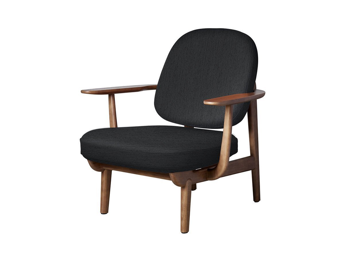 【フリッツ ハンセン/FRITZ HANSEN / GOODS】のFRED / フレッド ラウンジチェア JH97 インテリア・キッズ・メンズ・レディースファッション・服の通販 founy(ファニー) 　ウッド　Wooden Design　エレガント 上品　Elegant　オイル　Body Oil　ファブリック　Fabric, Textile　フォルム　Silhouette, Form　フラット　Flat, Flat Shoes　フレーム　Frame, Outline　ホーム・キャンプ・アウトドア・お取り寄せ　Home Living / Home & Lifestyle / Camping Gear / Outdoor Camping　家具・インテリア　Home Furniture & Interior. Stylish & Functional Living Spaces　チェア・椅子　Seating & Chairs　ラウンジチェア・リクライナー　Lounge Chairs / Recliners　張地:1173 グレー(クリスチャンハウン)、フレーム:ウォルナットステインドオーク|ID: prp329100000005253 ipo3291000000033217937