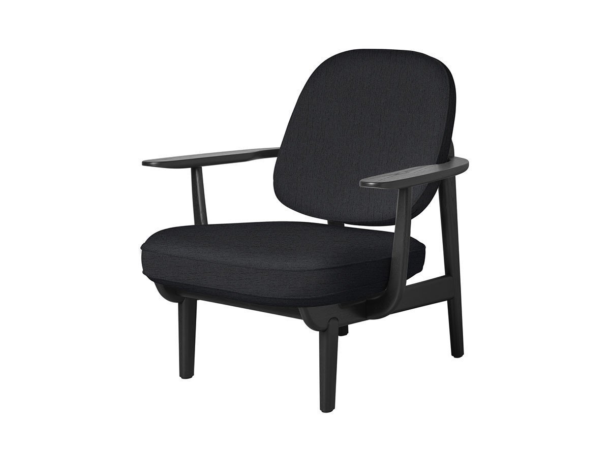 【フリッツ ハンセン/FRITZ HANSEN / GOODS】のFRED / フレッド ラウンジチェア JH97 インテリア・キッズ・メンズ・レディースファッション・服の通販 founy(ファニー) 　ウッド　Wooden Design　エレガント 上品　Elegant　オイル　Body Oil　ファブリック　Fabric, Textile　フォルム　Silhouette, Form　フラット　Flat, Flat Shoes　フレーム　Frame, Outline　ホーム・キャンプ・アウトドア・お取り寄せ　Home Living / Home & Lifestyle / Camping Gear / Outdoor Camping　家具・インテリア　Home Furniture & Interior. Stylish & Functional Living Spaces　チェア・椅子　Seating & Chairs　ラウンジチェア・リクライナー　Lounge Chairs / Recliners　張地:1174 ダークグレー(クリスチャンハウン)、フレーム:ブラックペインテッドアッシュ|ID: prp329100000005253 ipo3291000000033217972