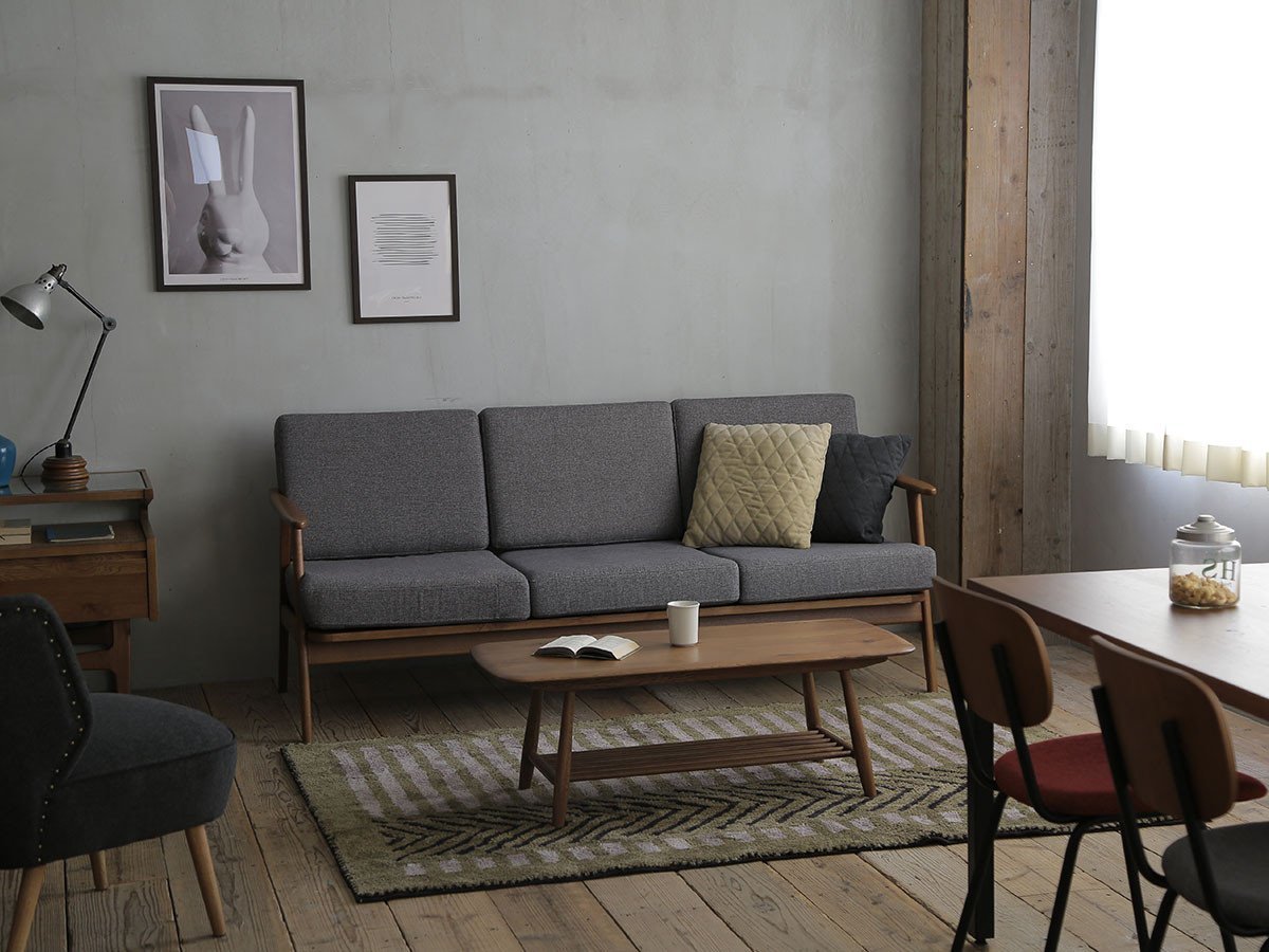 【クラッシュゲート/CRASH GATE / GOODS】のHARRIS SOFA / ハリス 3人掛けソファ(ファブリック × オーク材 / 水性塗装) 人気、トレンドファッション・服の通販 founy(ファニー) 　ファブリック　Fabric　フレーム　Flame　ヴィンテージ　Vintage　ホーム・キャンプ・アウトドア・お取り寄せ　Home,Garden,Outdoor,Camping Gear　家具・インテリア　Furniture　ソファー　Sofa　other-4|ID: prp329100000005280 ipo3291000000031459195