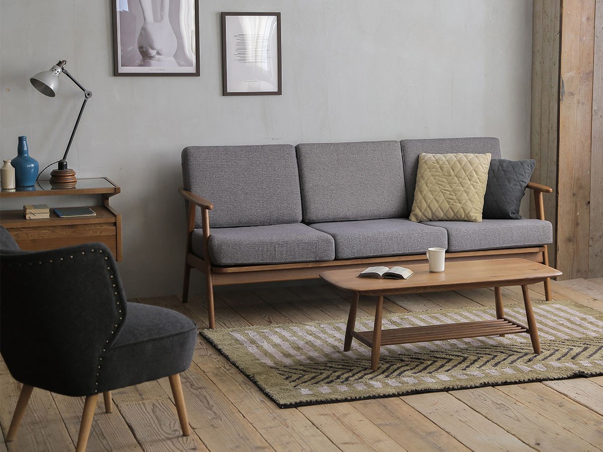 【クラッシュゲート/CRASH GATE / GOODS】のHARRIS SOFA / ハリス 3人掛けソファ(ファブリック × オーク材 / 水性塗装) 人気、トレンドファッション・服の通販 founy(ファニー) 　ファブリック　Fabric　フレーム　Flame　ヴィンテージ　Vintage　ホーム・キャンプ・アウトドア・お取り寄せ　Home,Garden,Outdoor,Camping Gear　家具・インテリア　Furniture　ソファー　Sofa　other-5|ID: prp329100000005280 ipo3291000000031459198