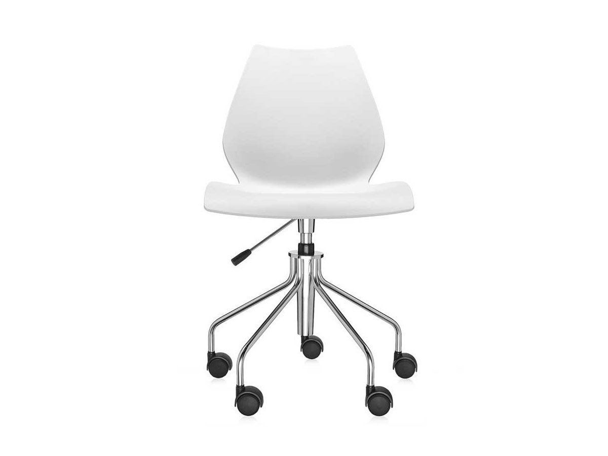 【カルテル/Kartell / GOODS】のMAUI / マウイキャスター インテリア・キッズ・メンズ・レディースファッション・服の通販 founy(ファニー) 　送料無料　Free Shipping　エレガント 上品　Elegant　フレーム　Frame, Outline　ホーム・キャンプ・アウトドア・お取り寄せ　Home Living / Home & Lifestyle / Camping Gear / Outdoor Camping　家具・インテリア　Home Furniture & Interior. Stylish & Functional Living Spaces　チェア・椅子　Seating & Chairs　オフィスチェア・在宅ワーク用チェア　Office & Desk Chairs　ホワイト|ID: prp329100000005334 ipo3291000000035616563