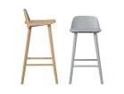 【ムート/MUUTO / GOODS】のNERD COUNTER STOOL / ナードカウンタースツール(座面高65cm) 座面高は2サイズ展開です。左:座面高75cm、右:座面高65cm(本商品)|ID: prp329100000005368 ipo3291000000034485356